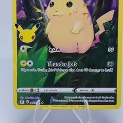 2021 Pokemon Celebrations Pikachu Full Art 005 NM - Image 3