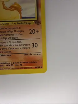 Galopa Rapidash Jungle Set Pokemon Card 44/64 Non-Holo French Edition - Image 4