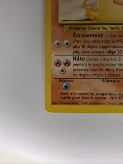 Galopa Rapidash Jungle Set Pokemon Card 44/64 Non-Holo French Edition - Image 5