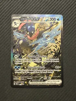 Pokemon Greninja EX SVP 132 Scarlet & Violet Black Star Promo - Image 1