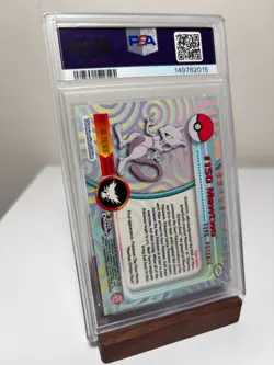 Mewtwo #150 Pokemon 2000 Topps Chrome PSA 9 - Image 2