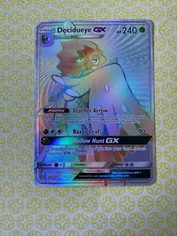 Pokemon Sun & Moon Guardians Rising Decidueye gx 146 146/145 mint con hyper rare - Image 1