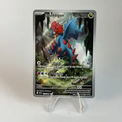 Druddigon - White Flare WHT 151/086 Illustration Rare IR Pokemon Card NM - Image 1