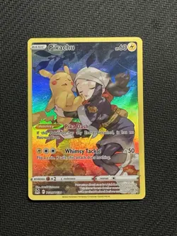 Pikachu TG05/TG30 LP Swsh11: Lost Origin Trainer Gallery Holo Pokemon TCG - Image 1