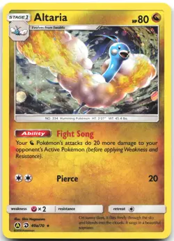 Altaria 40a/070 Cosmo Holo Promo Alternate Art Promos Pokemon Near Mint - Image 1