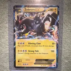 Pokemon Zekrom EX Black & White Ultra Rare Holo 51/99 Shizurow 2012 English - Image 1