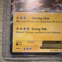 Pokemon Zekrom EX Black & White Ultra Rare Holo 51/99 Shizurow 2012 English - Image 2
