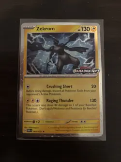 Zekrom Paradox Rift Stamped Promo - Holo Rare Pokemon TCG - Image 1