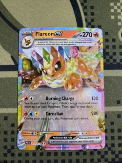 Flareon ex 014/131 Double Rare - SV: Prismatic Evolutions - Pokemon TCG NM - Image 1