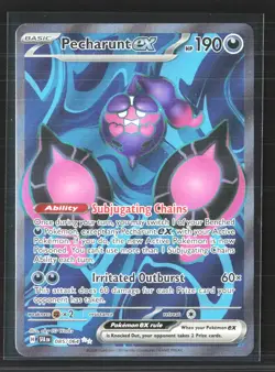 Pokemon 2024 Shrouded Fable Pecharunt EX SAR #85/64 - Image 1