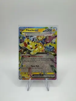 Pokemon TCG Pikachu EX 57/191 SV8: Surging Sparks Holo l - Image 1