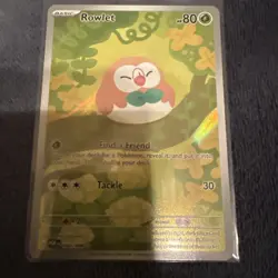 Pokemon Rowlet 90/88 Illustration Rare Perfect Order - NM - Image 1