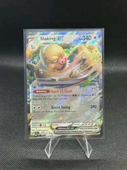Pokemon TCG Surging Sparks Slaking EX #147/191 Double Rare NM Condition - Image 1
