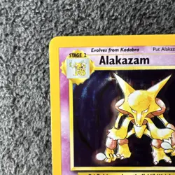 Pokemon TCG Alakazam Base Set 1/102 Holo Rare 80 HP 1999 Wizards - Image 4