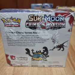 Pokemon TCG Sealed Sun And Moon Crimson Invasion Booster Box - Image 3