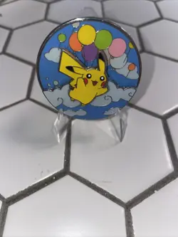 Pokemon TCG Surfing Pikachu Celebrations Deluxe Pin Collection Pin - Image 1