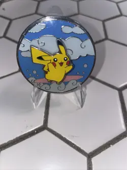 Pokemon TCG Surfing Pikachu Celebrations Deluxe Pin Collection Pin - Image 2
