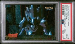 Mechanical Mewtwo #6 Foil (Sandpaper Finish) 1999 Topps Pokemon The Movie PSA 9 - Image 1