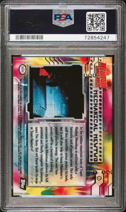 Mechanical Mewtwo #6 Foil (Sandpaper Finish) 1999 Topps Pokemon The Movie PSA 9 - Image 2
