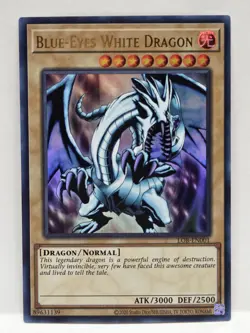 Yugioh Blue-Eyes White Dragon LOB-EN001 25th anniversary - Image 1