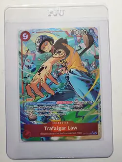 2025 One Piece Trafalgar Law (Alt Art) OP14-009 SR The Azure Sea’s Seven - Image 1