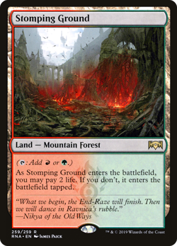 x1 Stomping Ground RNA MTG 259 RARE M/NM 1x - Image 1