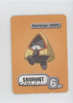 Snorunt Pokemon Master Trainer Board Game Pokemon Cards 2005 - Image 1