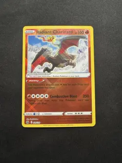 Radiant Charizard 020/159 Crown Zenith Holo Rare Shiny Pokemon TCG Card - Image 1