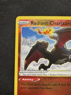 Radiant Charizard 020/159 Crown Zenith Holo Rare Shiny Pokemon TCG Card - Image 2
