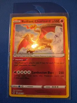 Pokemon TCG Radiant Charizard Crown Zenith 020/159 Holo Radiant Rare - Image 2