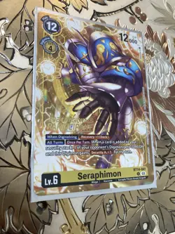 Digimon Card Game Seraphimon BT14-041 Regionals Participant 2024 Promo - Image 1