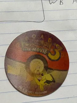 Pokemon Unkown 3D Lenticular Promo Coin Card Pokemon The Movie 3 Nintendo 2001 - Image 5