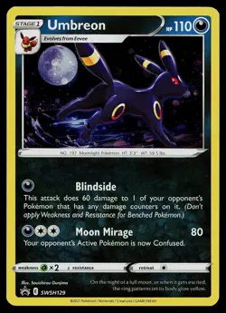 Pokemon Card - Umbreon Sword & Shield Promo SWSH129 Holo Promo - Image 1