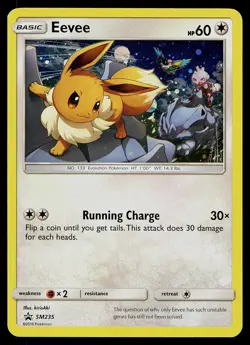 Pokemon Card - Eevee - SM235 Sun & Moon Holo Promo - Image 1