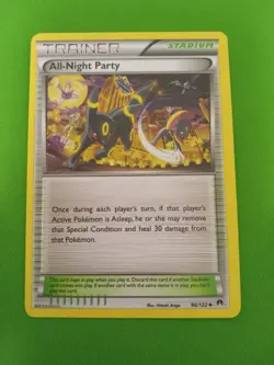 All-Night Party 96/122 Trainer w/ Umbreon XY BREAKPoint Pokemon Card - Image 1