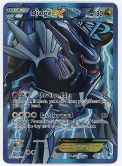 Dialga EX 99/101 Plasma Blast Full Art Holo Card Rare LP+/NM - Image 1