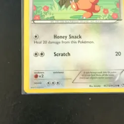 Pokemon TCG Teddiursa RC15/RC25 Legendary Treasures 2013 Basic Regular Card - Image 4