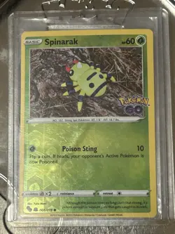 Pokemon TCG Spinark Peelable Hidden Ditto Card #006/078 Pokemon Go Reverse Holo - Image 1