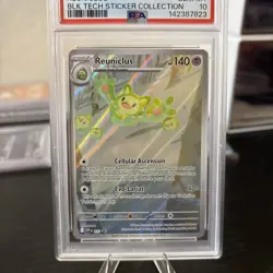 2025 POKEMON SVP EN-SV BLACK STAR PROMO #212 REUNICLUS PSA 10 - Image 3