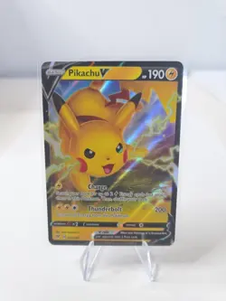 2019 Pokemon SWSH Black Star Pikachu V SWSH285 NM - Image 1