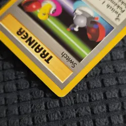 Pokemon TCG Switch Trainer Base Set 95/102 Regular Common Wizards English 1999 - Image 3
