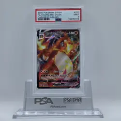 2022 Pokemon SWSH Darkness Ablaze #020 Full Art Charizard VMAX PSA 9 - Image 1