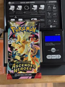 Pokemon Ascended Heroes VERY HEAVY 23.15g New Sealed Booster Pack God PackUUU - Image 1