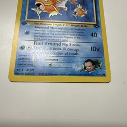 Pokemon 1st Edition Gym Challenge – Giovanni's Magikarp 73/132 – Common – NM - Image 2