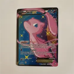 Pokemon Mew EX Ultra Rare Full Art Holo Legendary Treasures RC24/RC25 - Image 1
