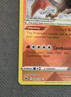 Radiant Charizard 020/159 Radiant Rare Holo (2023) Crown Zenith Pokemon TCG - Image 5