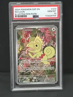 PSA 10 Kecleon 213/191 Illustration Rare Surging Sparks IR Mori Yuu GEM MINT💎 - Image 1