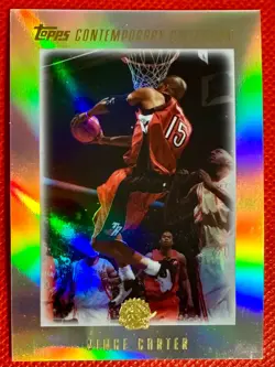 Vince Carter 2003-04 Topps Contemporary Collection Gold - Refractor - Card #105 - Image 1
