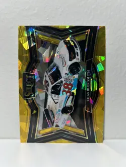 2025 Panini Select #’d /10 Chandler Smith - Gold Cracked Ice Prizm SSP #106 - Image 1