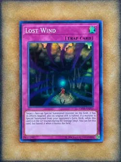 Yugioh Lost Wind OP05-EN012 Super Rare NM - Image 1